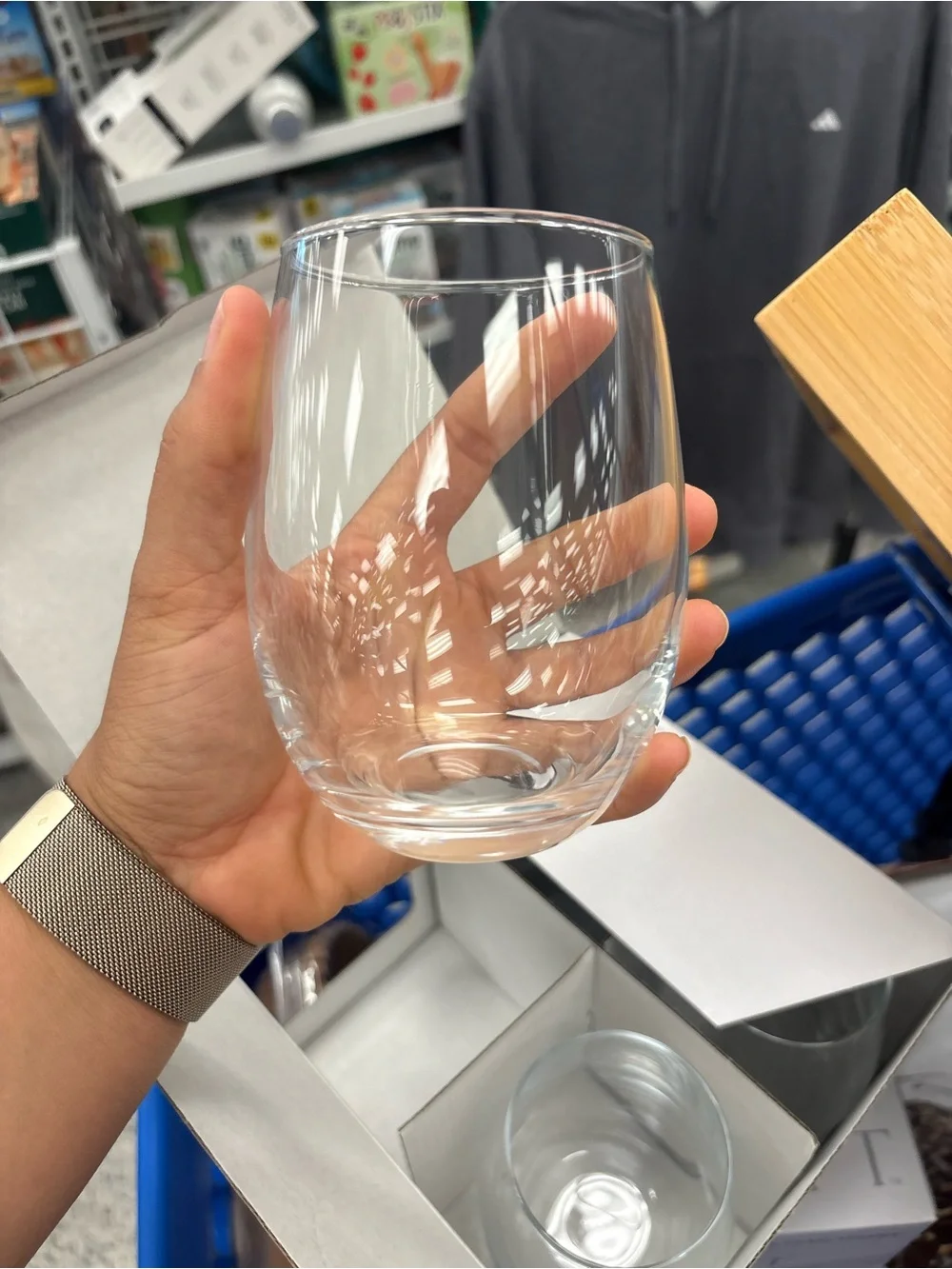 Stemless Wine Glasses - Clear (Set of 4)
